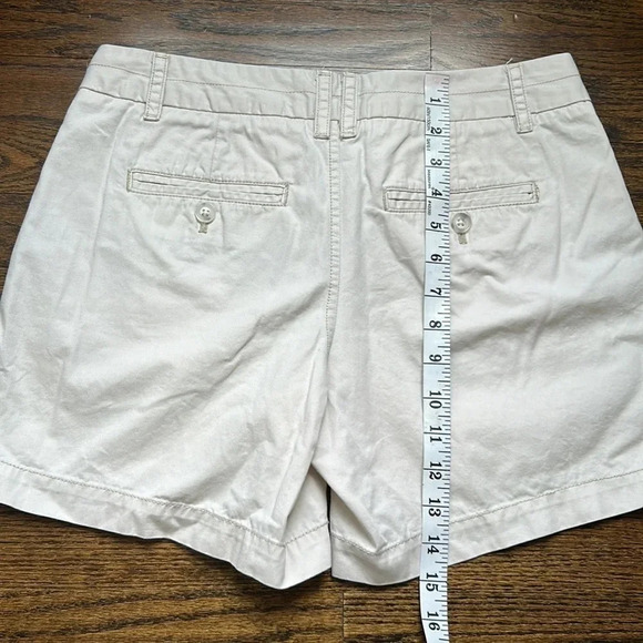 LOFT tan cotton shorts size 2 - Picture 4 of 5